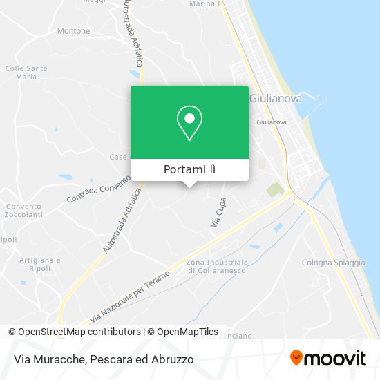 Mappa Via Muracche
