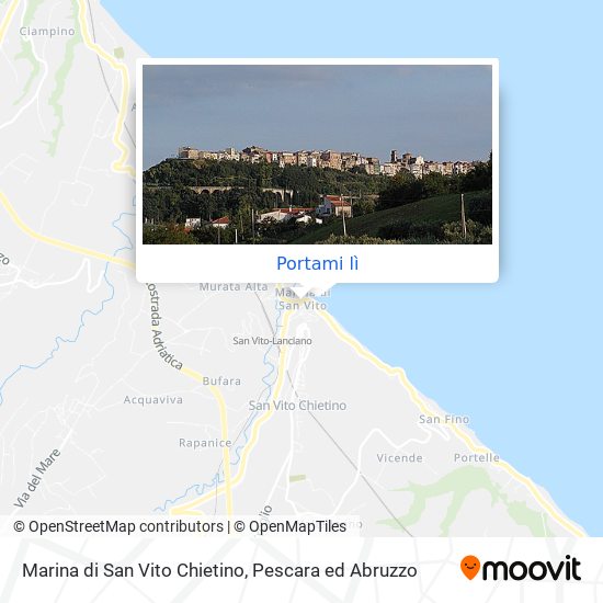 Mappa Marina di San Vito Chietino