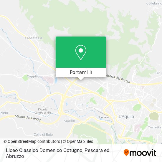 Mappa Liceo Classico Domenico Cotugno