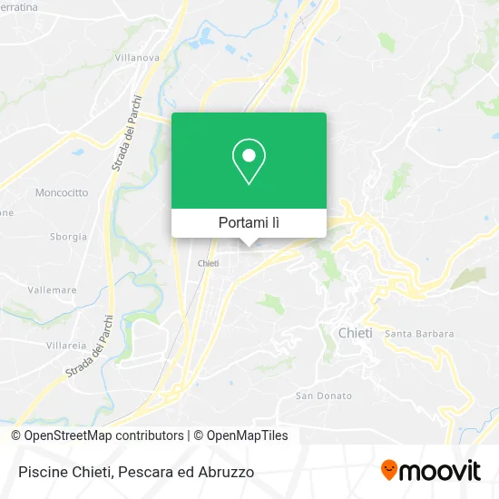 Mappa Piscine Chieti