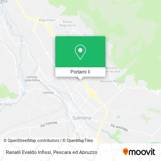 Mappa Ranalli Evaldo Infissi