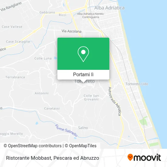 Mappa Ristorante Mobbast