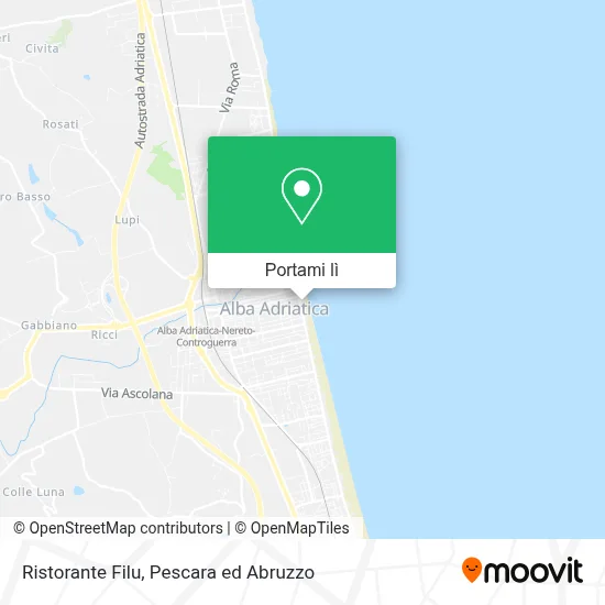 Mappa Ristorante Filu
