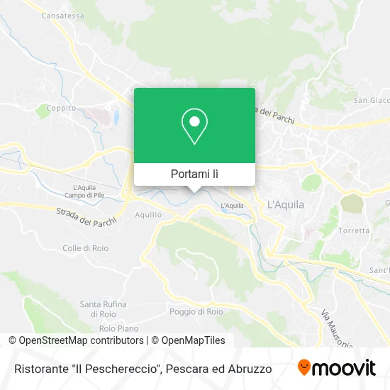 Mappa Ristorante "Il Peschereccio"