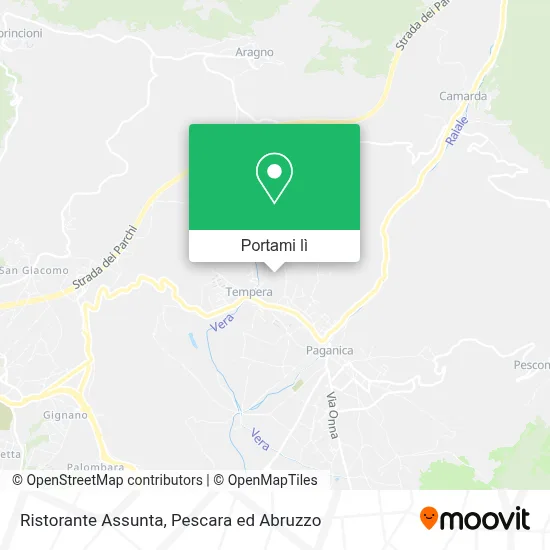Mappa Ristorante Assunta