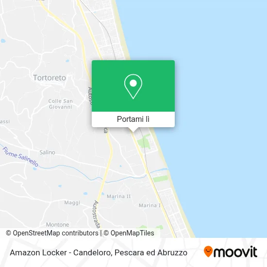Mappa Amazon Locker - Candeloro