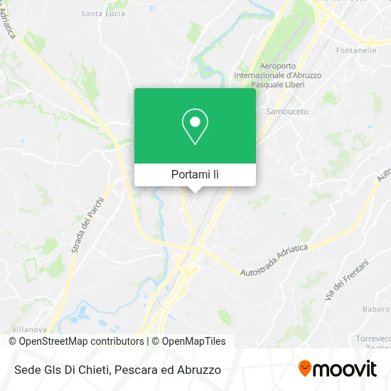 Mappa Sede Gls Di Chieti