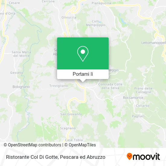 Mappa Ristorante Col Di Gotte