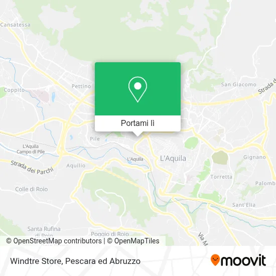 Mappa Windtre Store