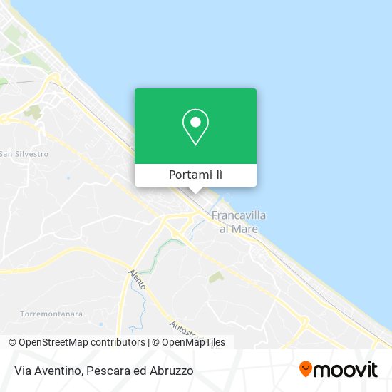 Mappa Via Aventino