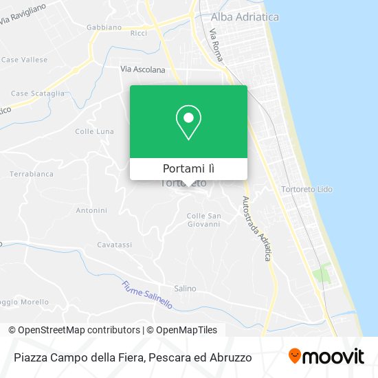 Mappa Piazza Campo della Fiera