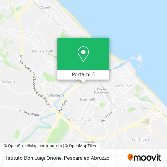 Mappa Istituto Don Luigi Orione