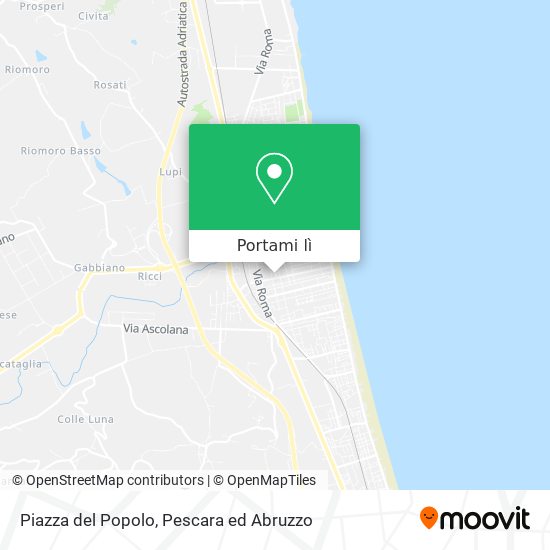 Mappa Piazza del Popolo