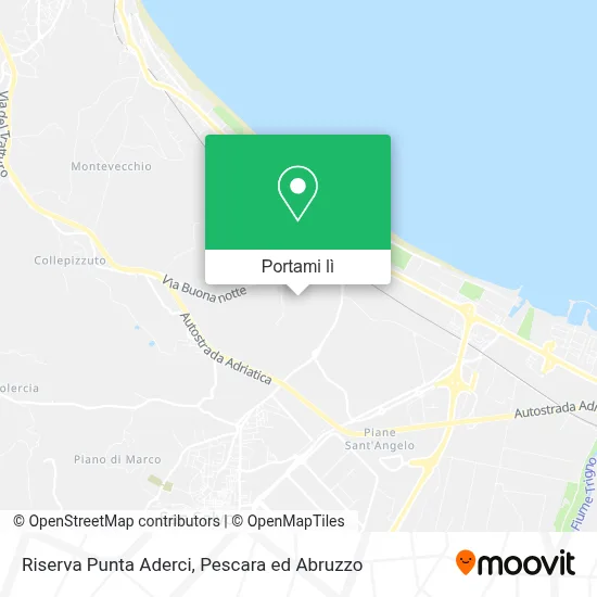 Mappa Riserva Punta Aderci