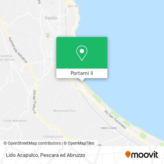 Mappa Lido Acapulco