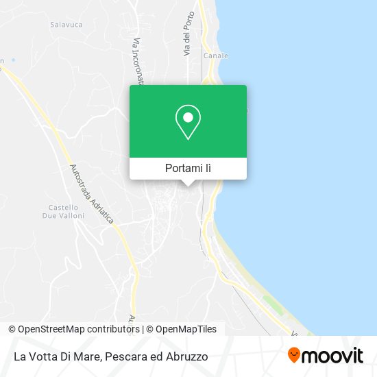 Mappa La Votta Di Mare