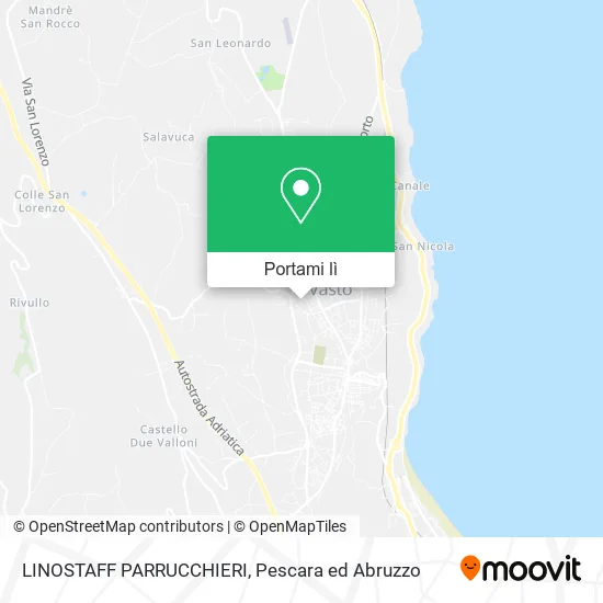 Mappa LINOSTAFF PARRUCCHIERI