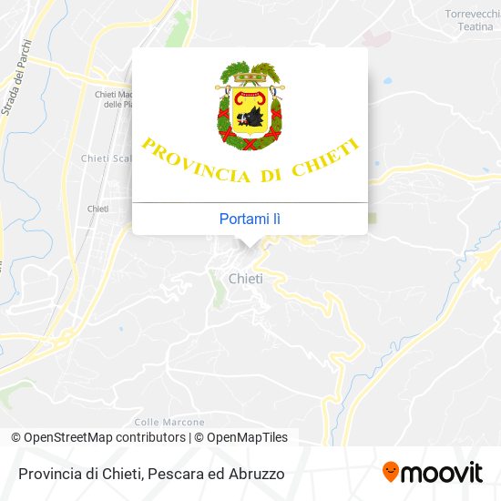 Mappa Provincia di Chieti