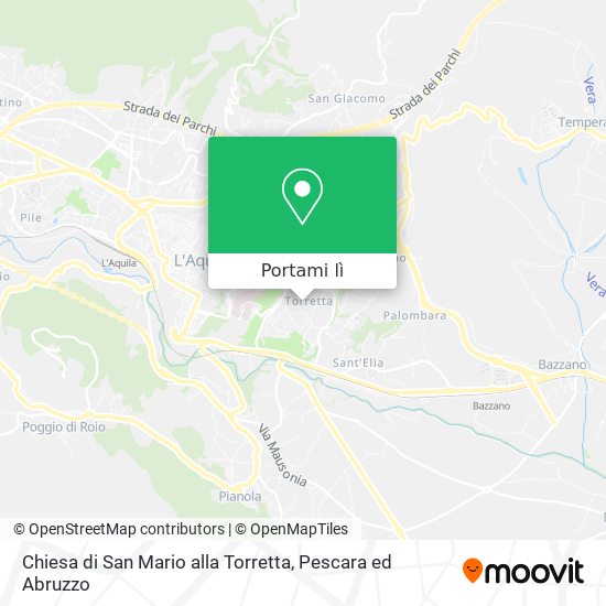 Mappa Chiesa di San Mario alla Torretta