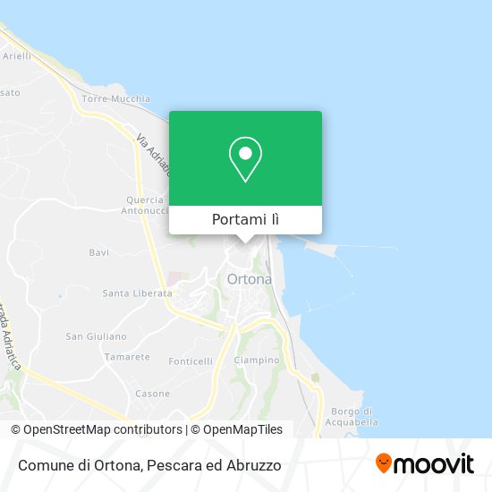 Mappa Comune di Ortona