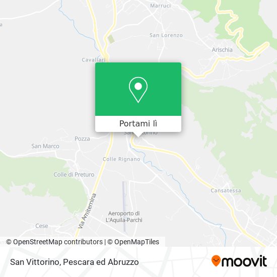 Mappa San Vittorino