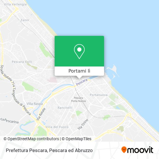 Mappa Prefettura Pescara