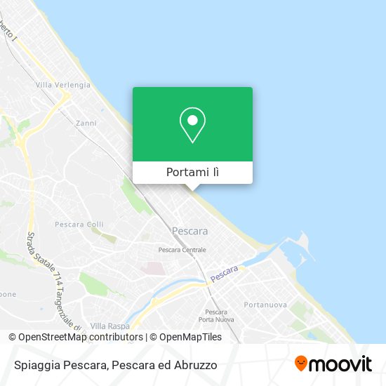 Mappa Spiaggia Pescara