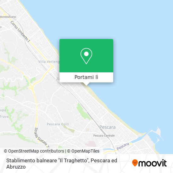 Mappa Stablimento balneare "Il Traghetto"