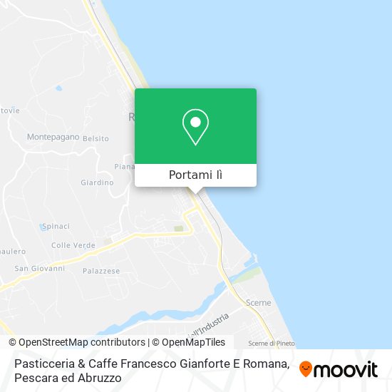 Mappa Pasticceria & Caffe Francesco Gianforte E Romana