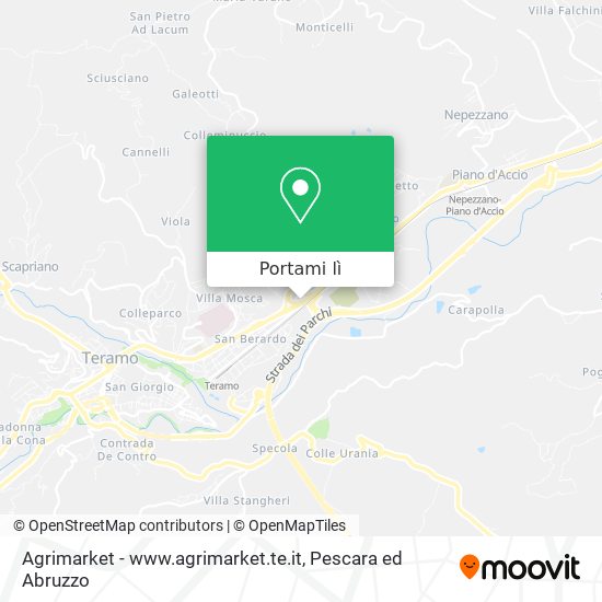 Mappa Agrimarket - www.agrimarket.te.it