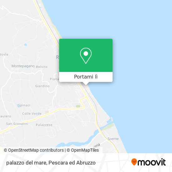 Mappa palazzo del mare