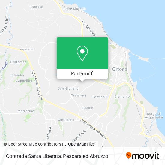 Mappa Contrada Santa Liberata