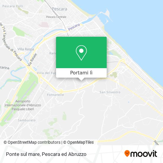 Mappa Ponte sul mare