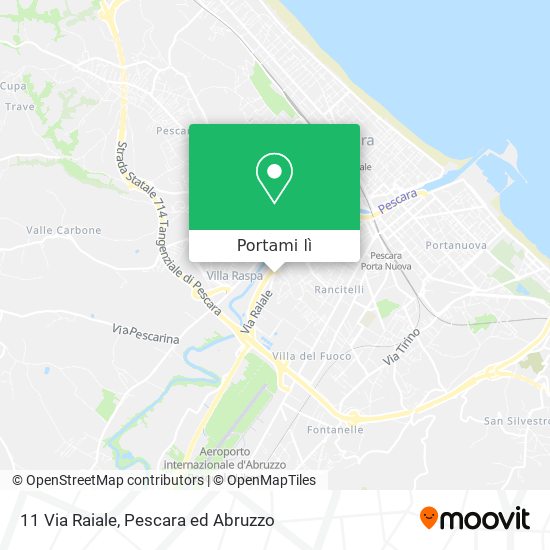 Mappa 11 Via Raiale