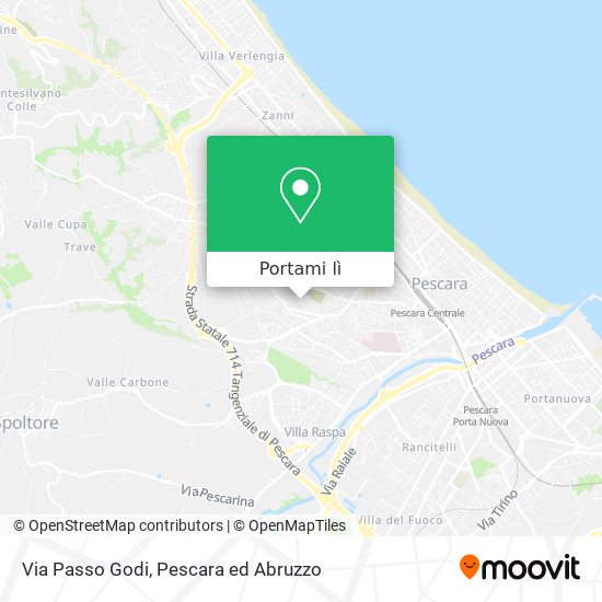Mappa Via Passo Godi