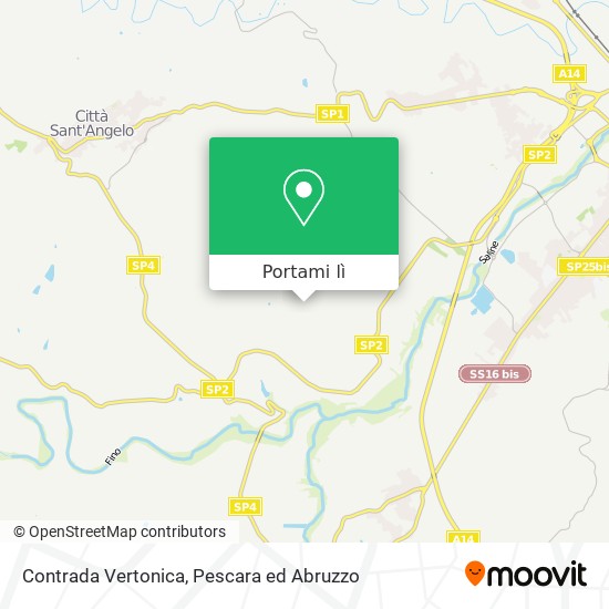 Mappa Contrada Vertonica