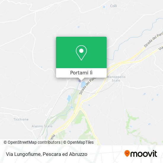 Mappa Via Lungofiume