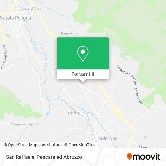 Mappa San Raffaele