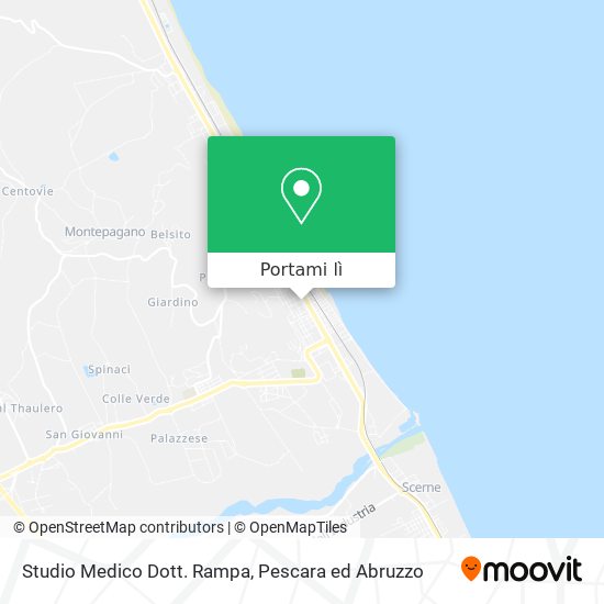 Mappa Studio Medico Dott. Rampa