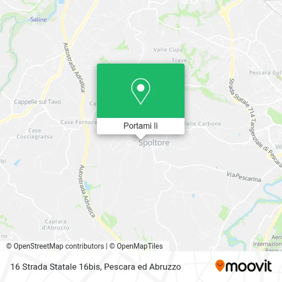 Mappa 16 Strada Statale 16bis
