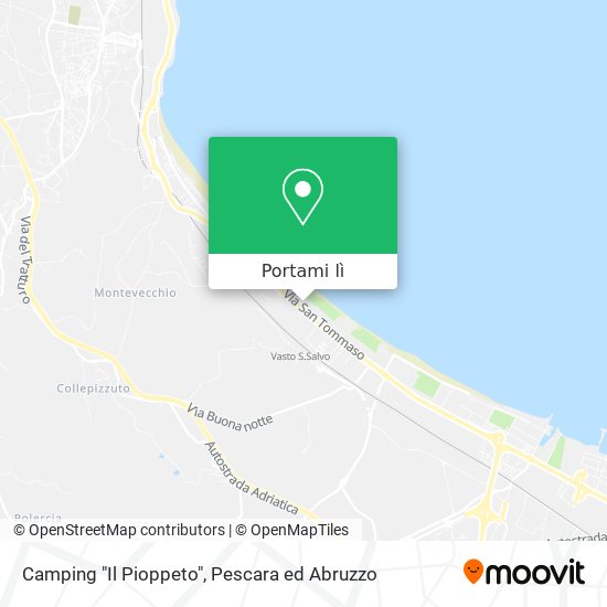 Mappa Camping "Il Pioppeto"