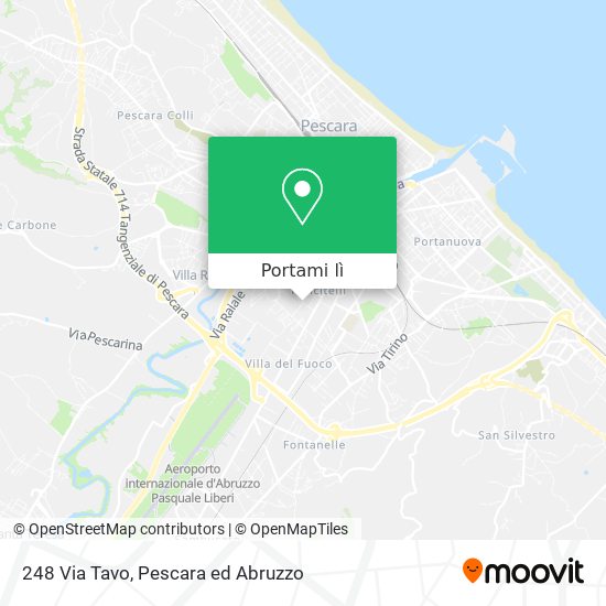 Mappa 248 Via Tavo