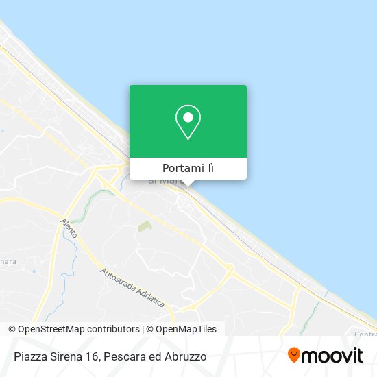 Mappa Piazza Sirena  16