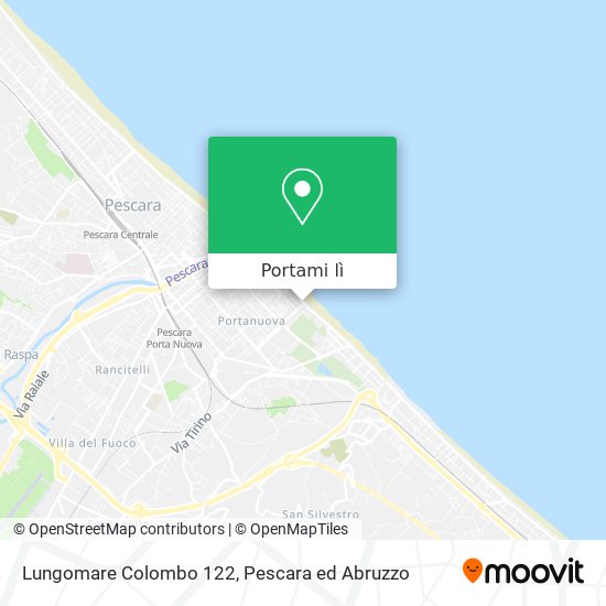 Mappa Lungomare Colombo  122