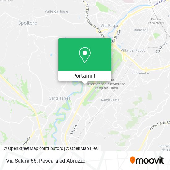 Mappa Via Salara  55