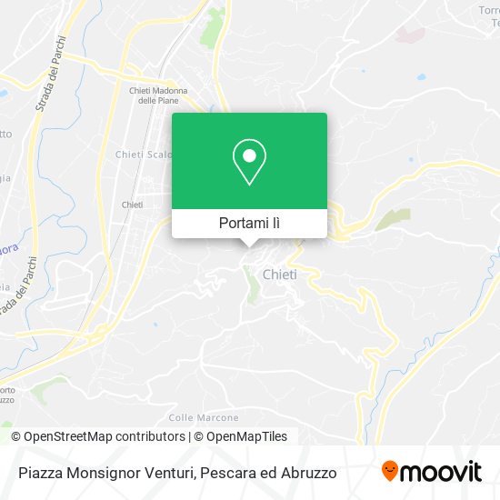 Mappa Piazza Monsignor Venturi