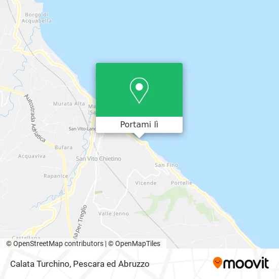 Mappa Calata Turchino