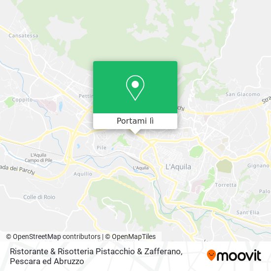 Mappa Ristorante & Risotteria Pistacchio & Zafferano