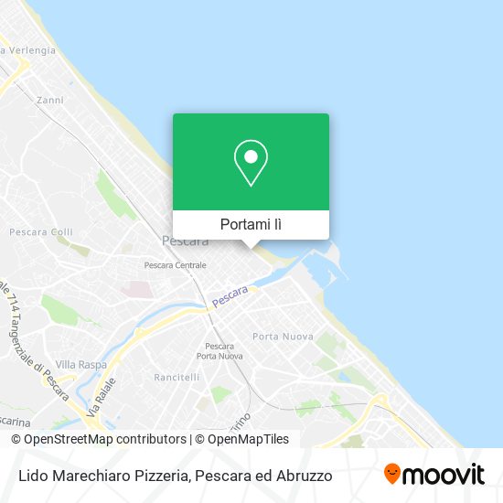 Mappa Lido Marechiaro Pizzeria