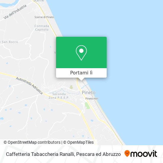 Mappa Caffetteria Tabaccheria Ranalli